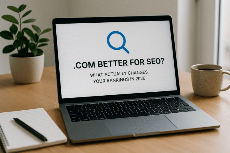 Is .com Better for SEO? What Actually Changes Your Rankings in 2026